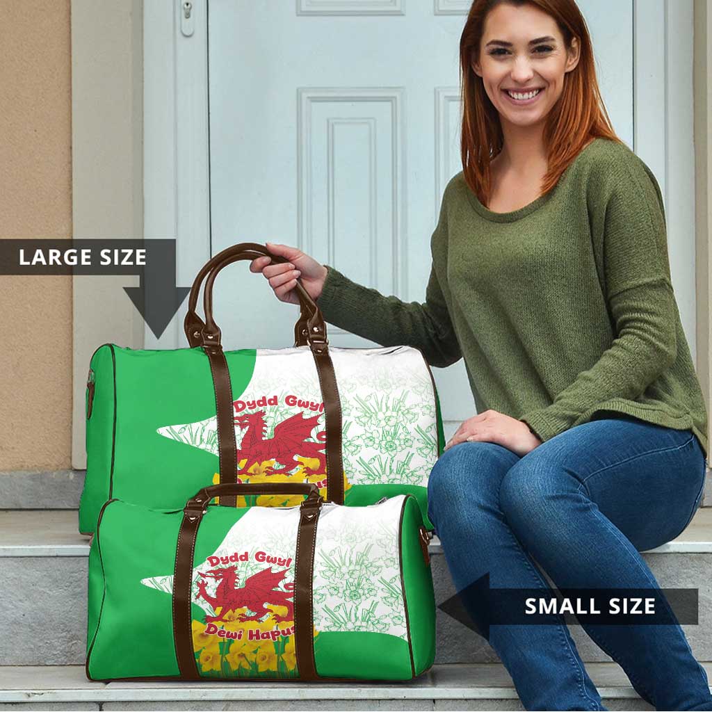 Saint David’s Day Welsh Dragon Travel Bag Dydd Gwyl Dewi Hapus - Wonder Print Shop