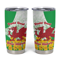 Saint David’s Day Welsh Dragon Tumbler Cup Dydd Gwyl Dewi Hapus - Wonder Print Shop