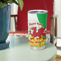 Saint David’s Day Welsh Dragon Tumbler Cup Dydd Gwyl Dewi Hapus - Wonder Print Shop
