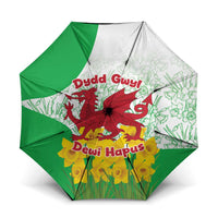 Saint David’s Day Welsh Dragon Umbrella Dydd Gwyl Dewi Hapus - Wonder Print Shop