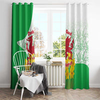 Saint David’s Day Welsh Dragon Window Curtain Dydd Gwyl Dewi Hapus - Wonder Print Shop