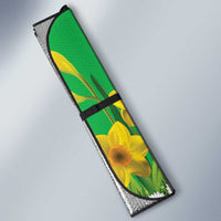 Wales Corgi Daffodil Auto Sun Shade Playful Welsh Dog - Wonder Print Shop
