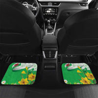 Wales Corgi Daffodil Car Mats Playful Welsh Dog - Wonder Print Shop