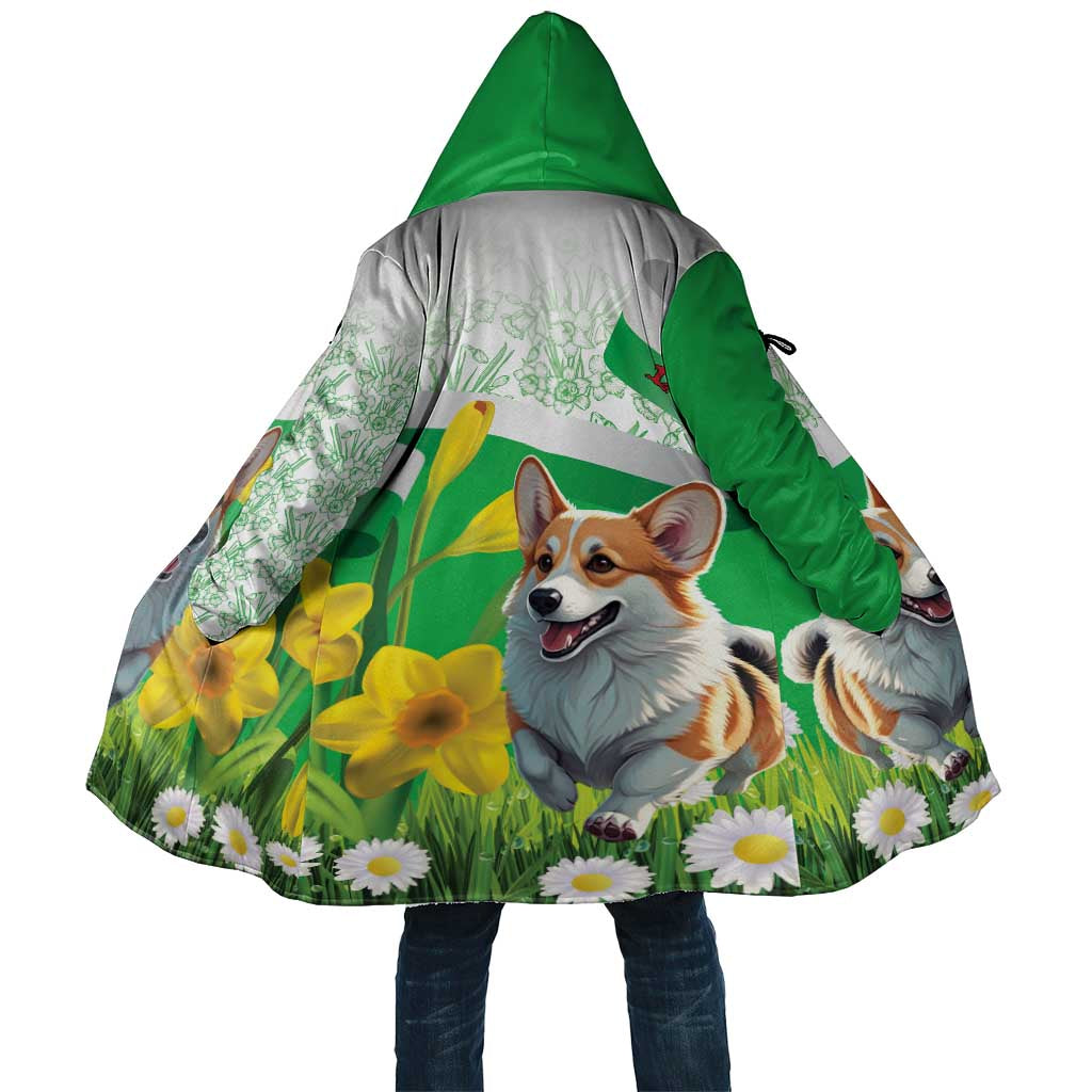 Wales Corgi Daffodil Cloak Playful Welsh Dog - Wonder Print Shop
