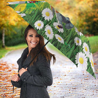 Wales Corgi Daffodil Umbrella Playful Welsh Dog - Wonder Print Shop