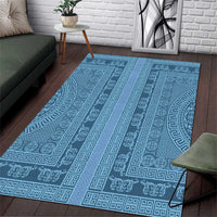 Greek Key Pattern Area Rug Ancient Meander Geometric Art