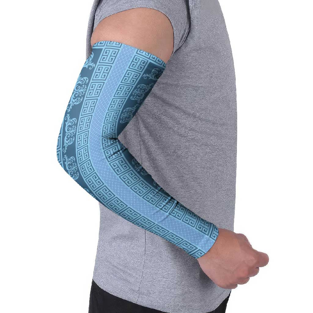Greek Key Pattern Arm Sleeves Ancient Meander Geometric Art