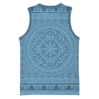 Greek Key Pattern Basketball Jersey Ancient Meander Geometric Art