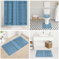Greek Key Pattern Bathroom Set Ancient Meander Geometric Art