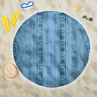 Greek Key Pattern Beach Blanket Ancient Meander Geometric Art