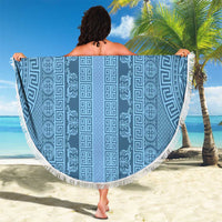 Greek Key Pattern Beach Blanket Ancient Meander Geometric Art