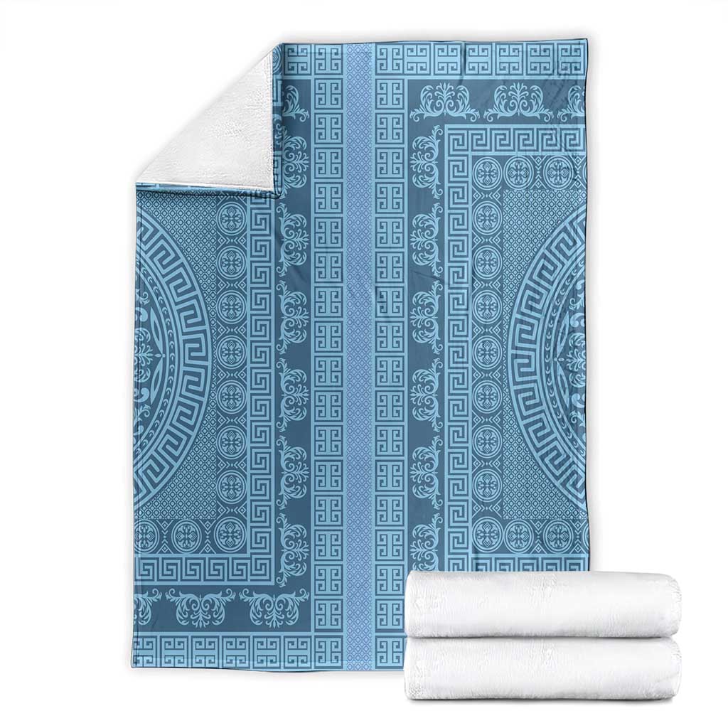 Greek Key Pattern Blanket Ancient Meander Geometric Art