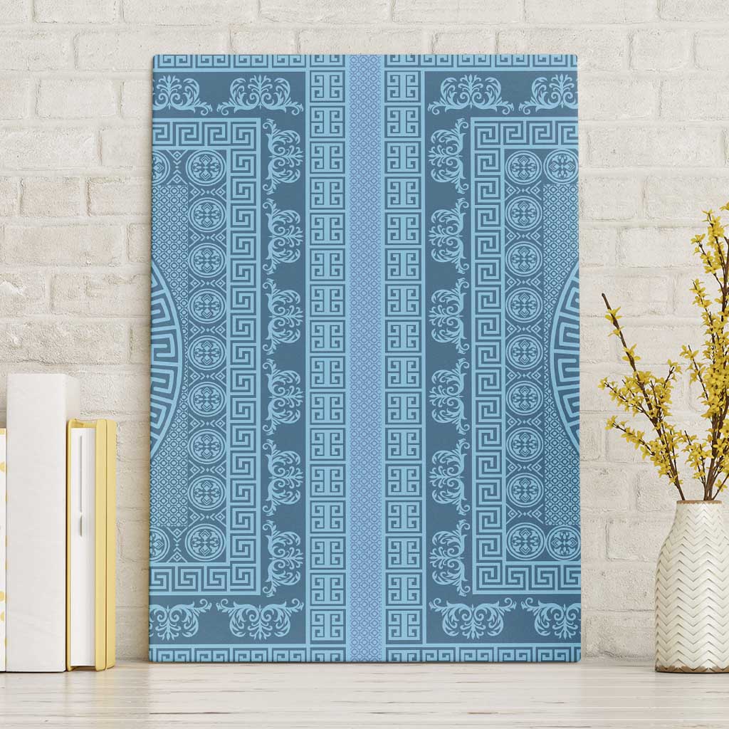 Greek Key Pattern Canvas Wall Art Ancient Meander Geometric Art