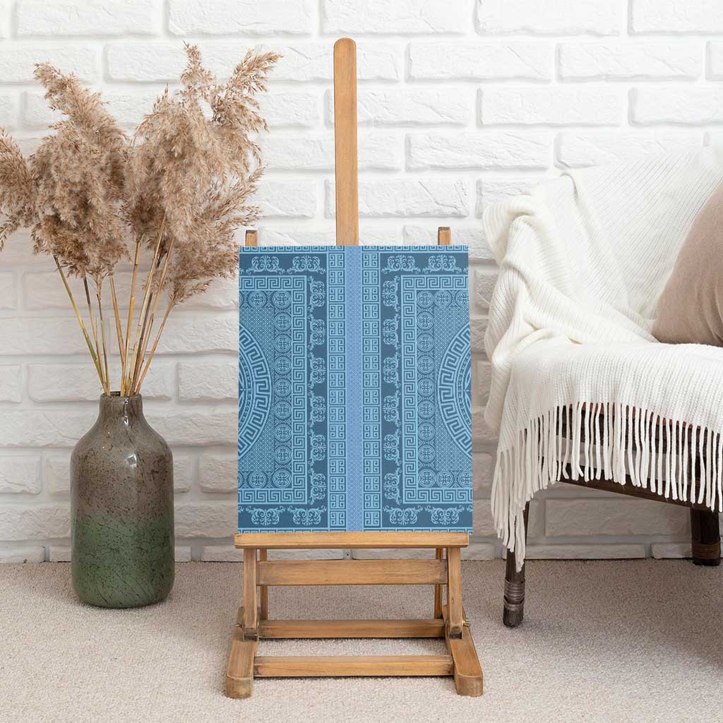 Greek Key Pattern Canvas Wall Art Ancient Meander Geometric Art