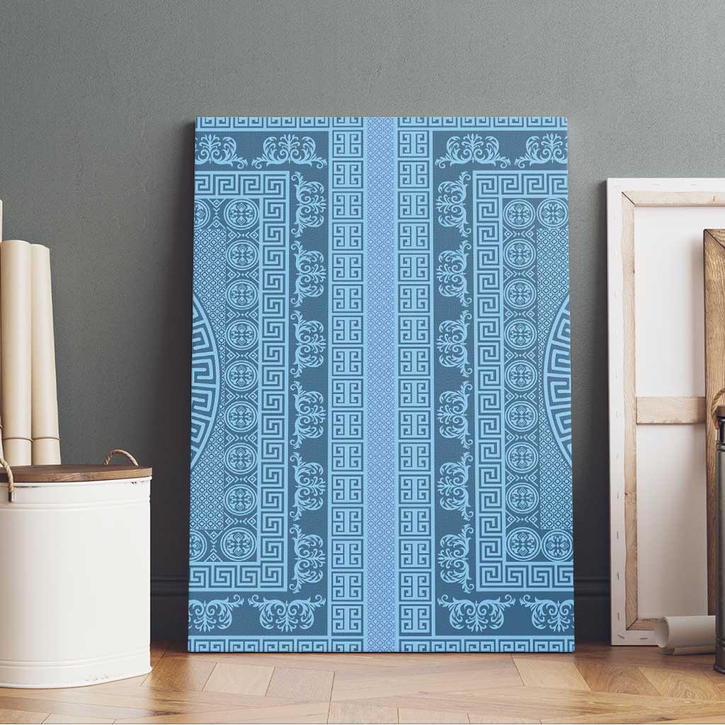 Greek Key Pattern Canvas Wall Art Ancient Meander Geometric Art