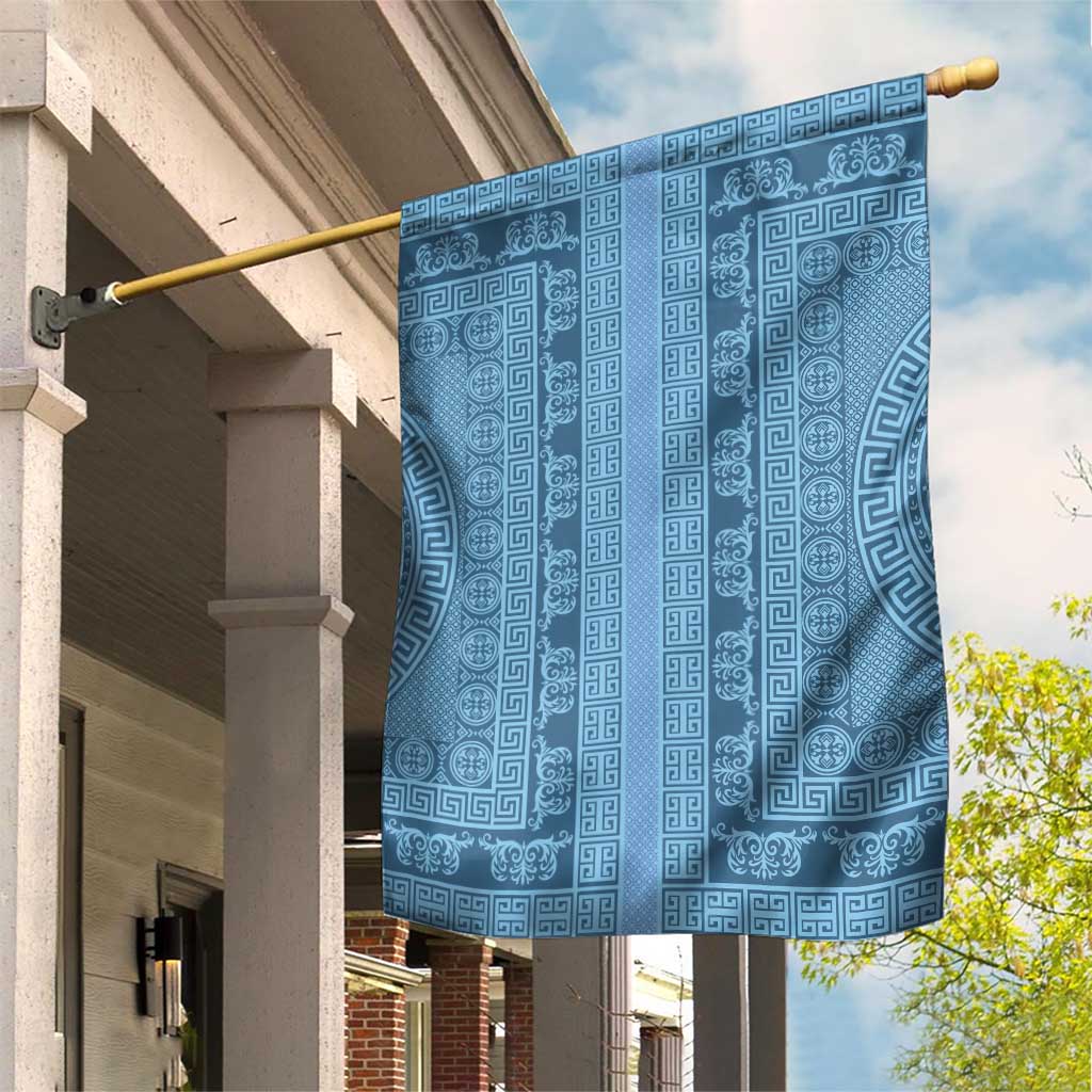 Greek Key Pattern Garden Flag Ancient Meander Geometric Art