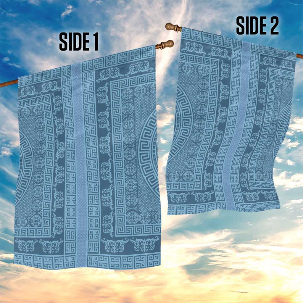 Greek Key Pattern Garden Flag Ancient Meander Geometric Art