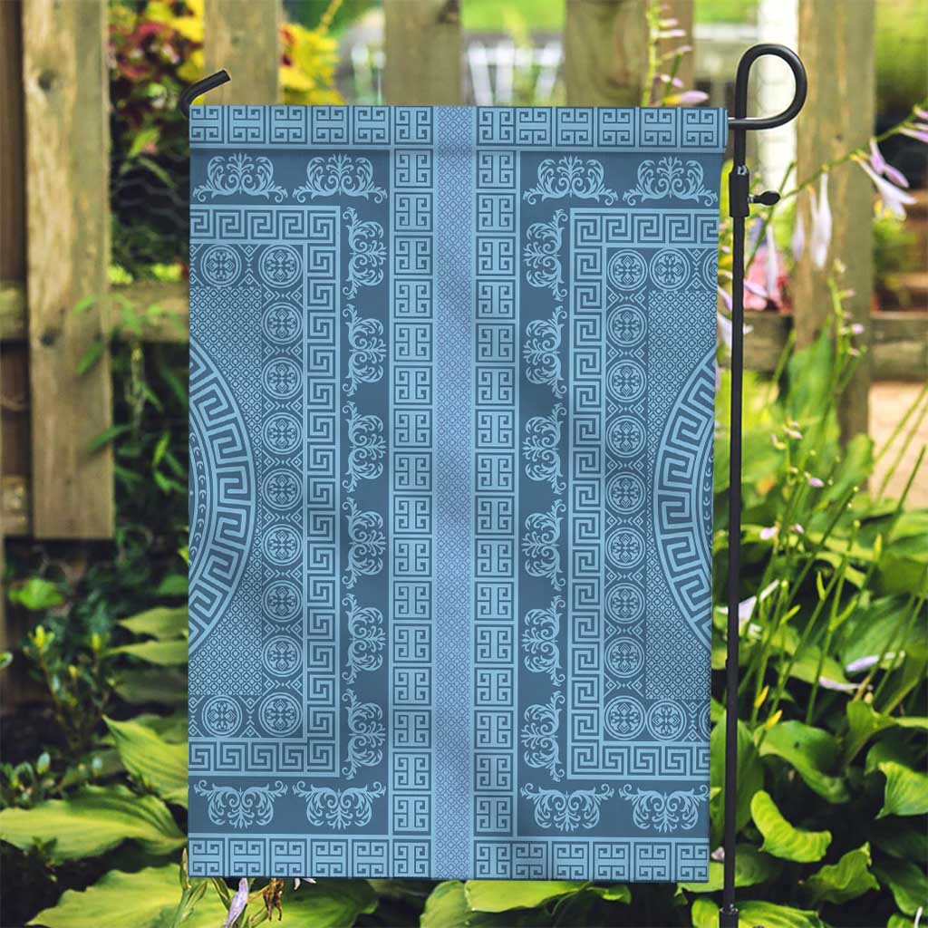 Greek Key Pattern Garden Flag Ancient Meander Geometric Art