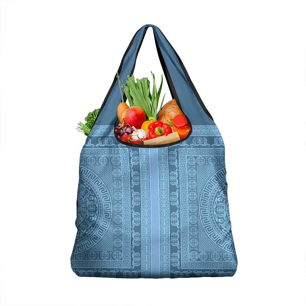 Greek Key Pattern Grocery Bag Ancient Meander Geometric Art