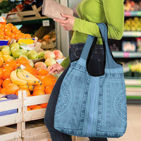 Greek Key Pattern Grocery Bag Ancient Meander Geometric Art