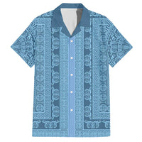 Greek Key Pattern Hawaiian Shirt Ancient Meander Geometric Art