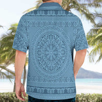 Greek Key Pattern Hawaiian Shirt Ancient Meander Geometric Art
