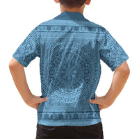 Greek Key Pattern Hawaiian Shirt Ancient Meander Geometric Art