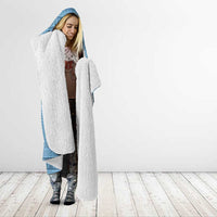 Greek Key Pattern Hooded Blanket Ancient Meander Geometric Art