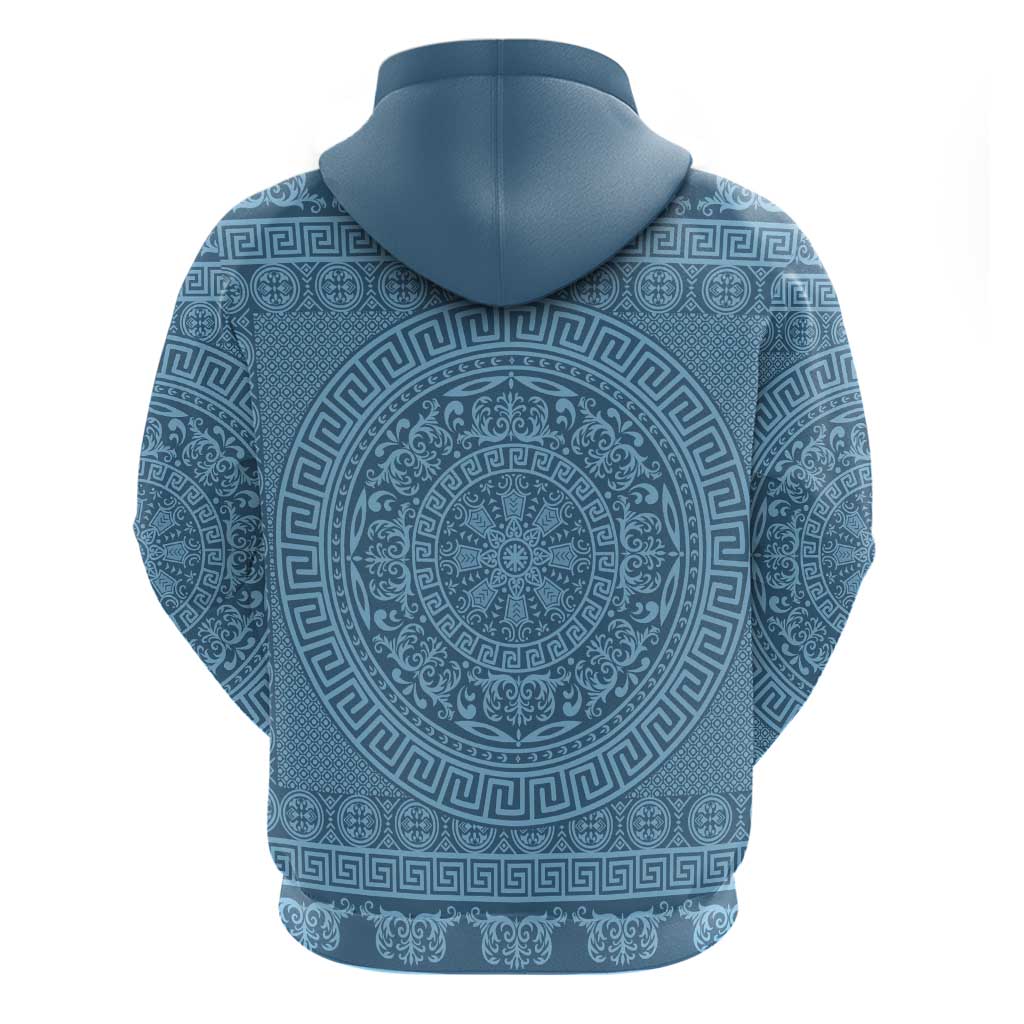 Greek Key Pattern Hoodie Ancient Meander Geometric Art