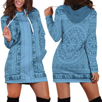 Greek Key Pattern Hoodie Dress Ancient Meander Geometric Art