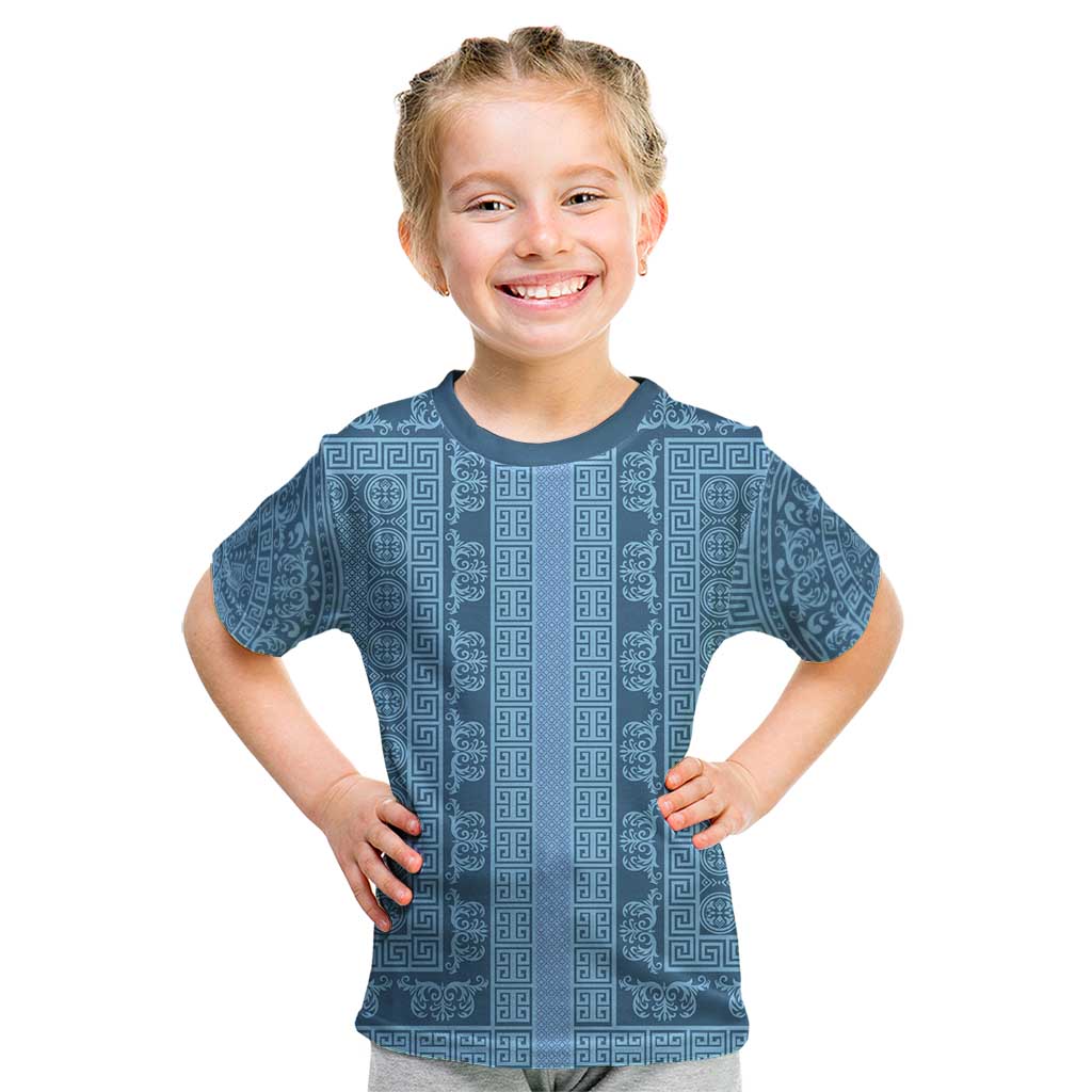 Greek Key Pattern Kid T Shirt Ancient Meander Geometric Art