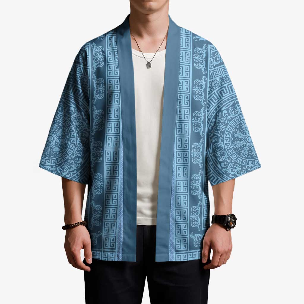 Greek Key Pattern Kimono Ancient Meander Geometric Art