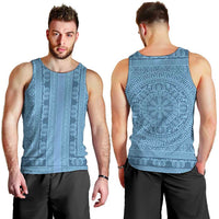 Greek Key Pattern Men Tank Top Ancient Meander Geometric Art