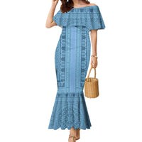 Greek Key Pattern Mermaid Dress Ancient Meander Geometric Art