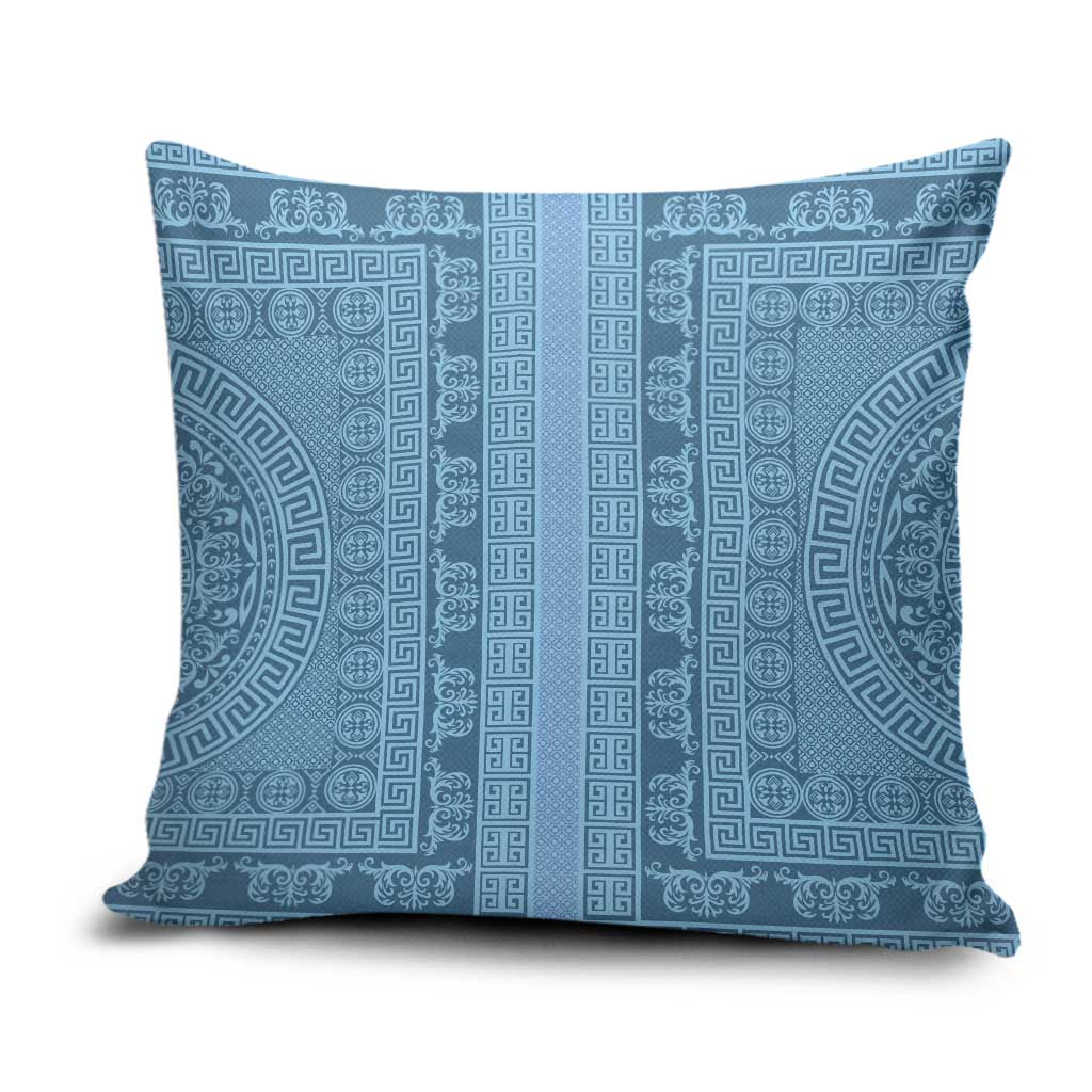 Greek Key Pattern Pillow Cover Ancient Meander Geometric Art