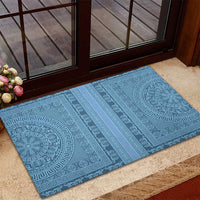 Greek Key Pattern Rubber Doormat Ancient Meander Geometric Art