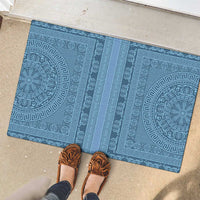 Greek Key Pattern Rubber Doormat Ancient Meander Geometric Art