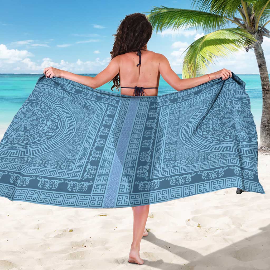 Greek Key Pattern Sarong Ancient Meander Geometric Art