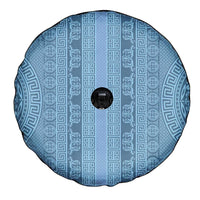 Greek Key Pattern Spare Tire Cover Ancient Meander Geometric Art