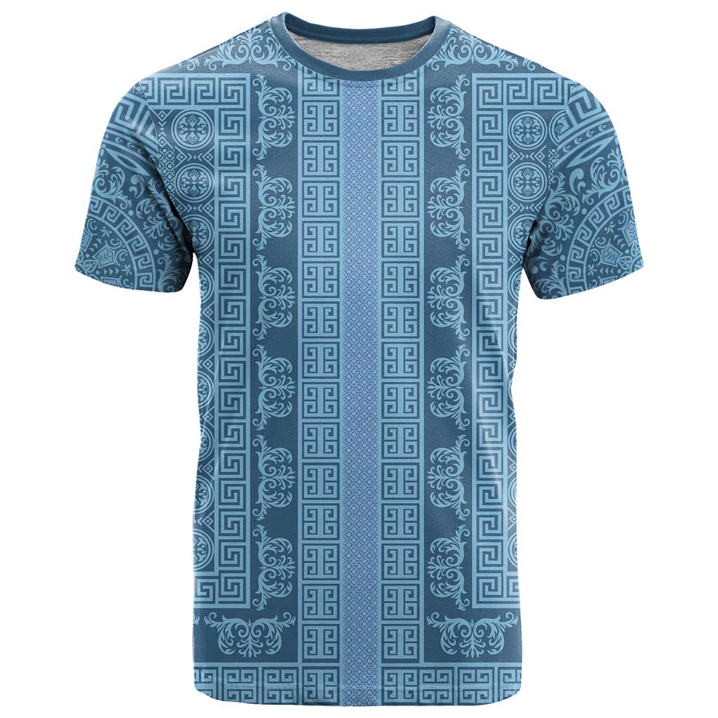 Greek Key Pattern T Shirt Ancient Meander Geometric Art