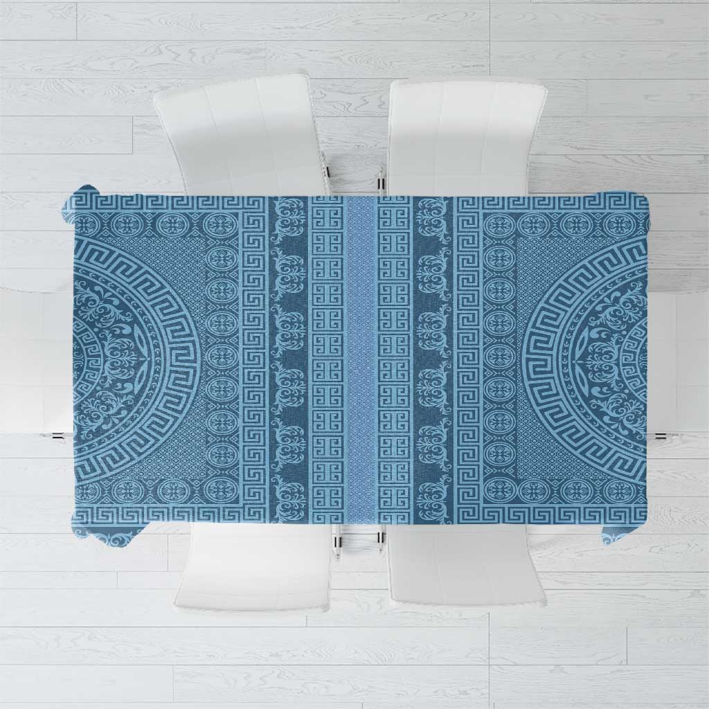 Greek Key Pattern Tablecloth Ancient Meander Geometric Art