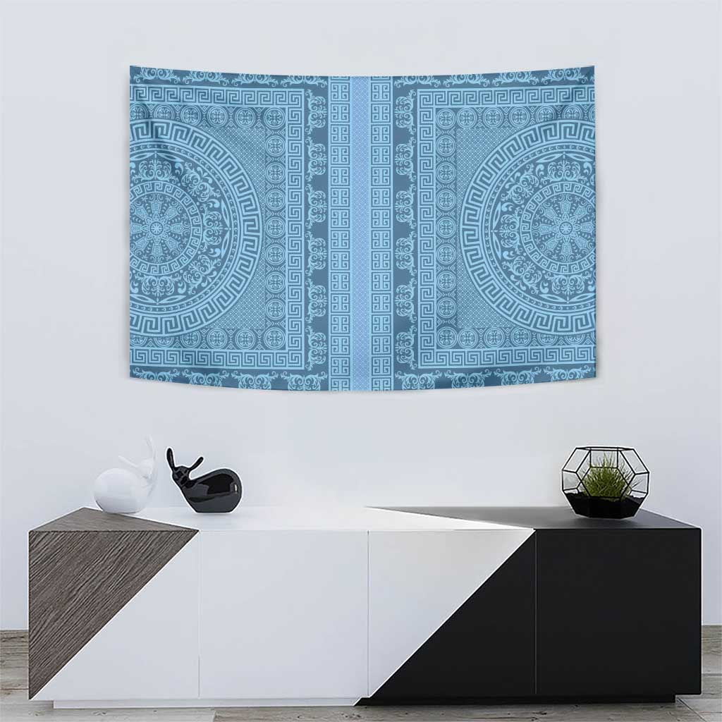 Greek Key Pattern Tapestry Ancient Meander Geometric Art