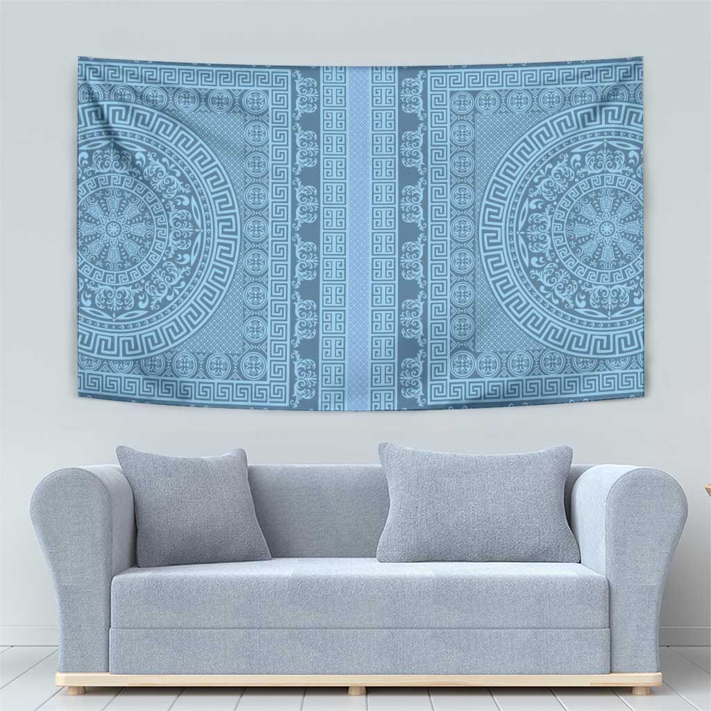 Greek Key Pattern Tapestry Ancient Meander Geometric Art