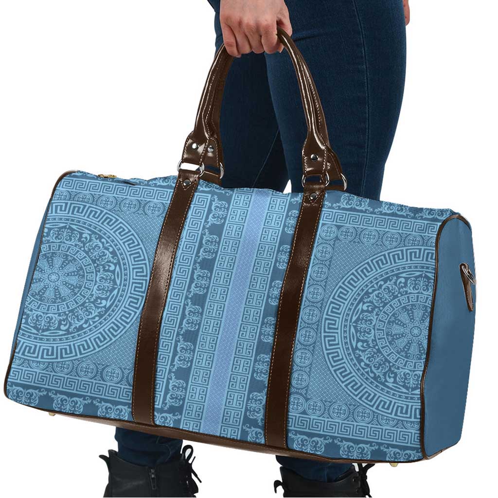 Greek Key Pattern Travel Bag Ancient Meander Geometric Art