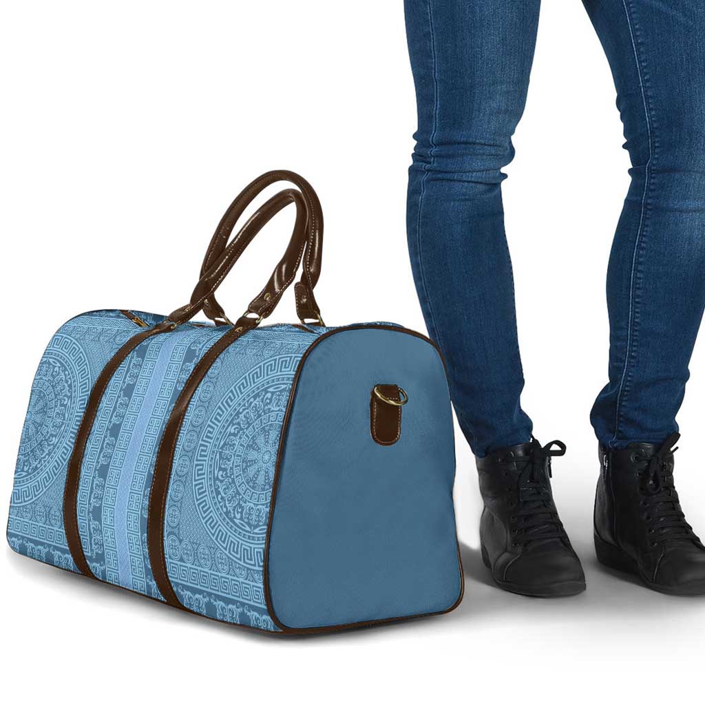 Greek Key Pattern Travel Bag Ancient Meander Geometric Art