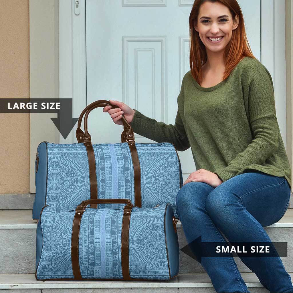 Greek Key Pattern Travel Bag Ancient Meander Geometric Art