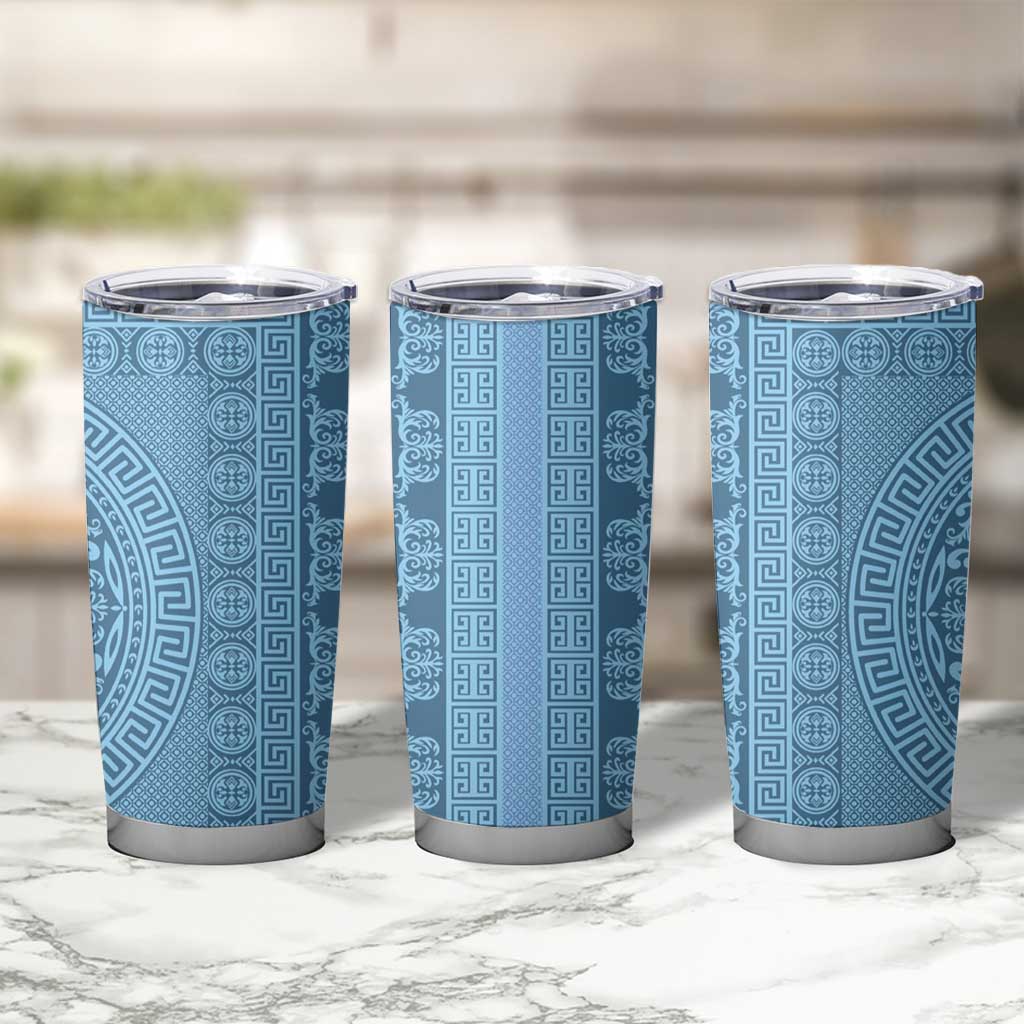 Greek Key Pattern Tumbler Cup Ancient Meander Geometric Art
