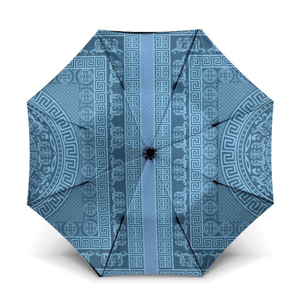 Greek Key Pattern Umbrella Ancient Meander Geometric Art