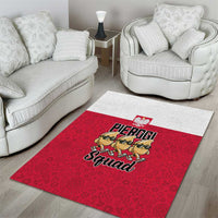 Funny Pierogi Squad Area Rug Polish Pride Food Humor