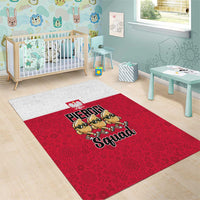 Funny Pierogi Squad Area Rug Polish Pride Food Humor